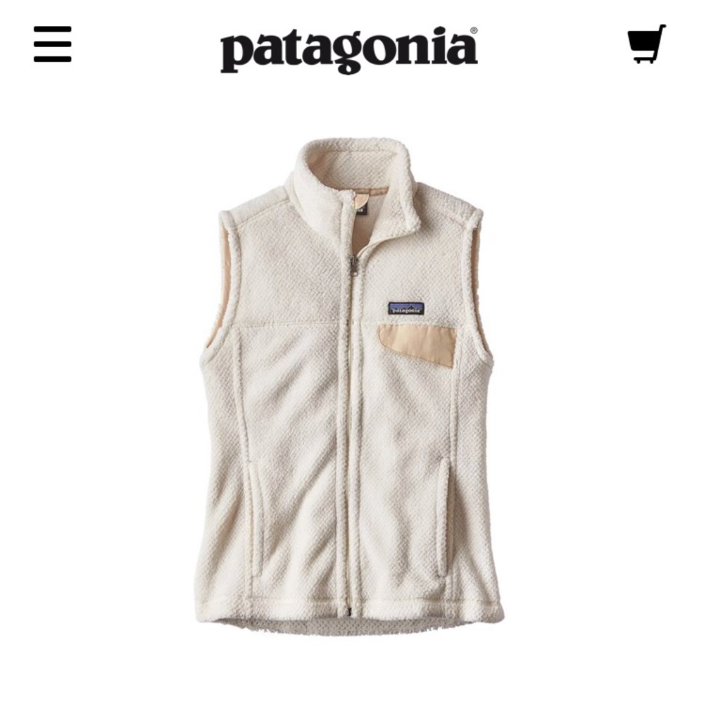 Patagonia gray and purple vest size small